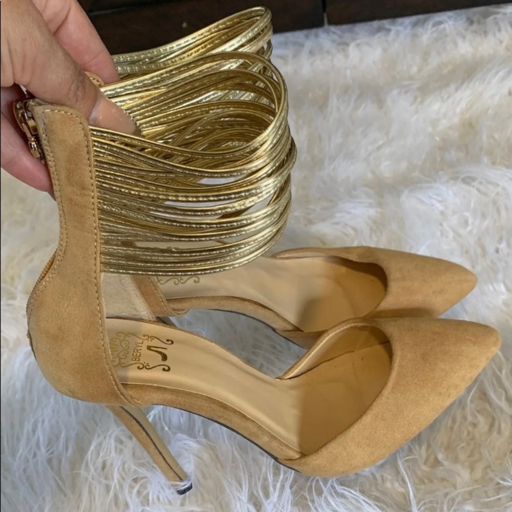 Beryl suede heels